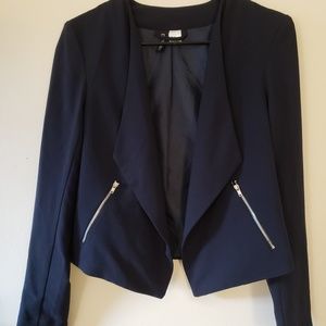 H& M Dark Blue Blazer Jacket